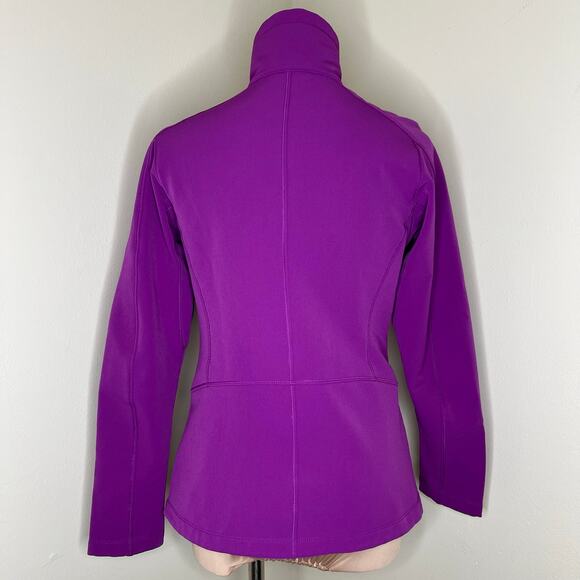 Columbia Jacket Small Womens Purple Wind & Water Resistant Fleece Lined Full Zip - Picture 3 of 9
